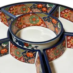 有田焼　オードブル器回転式 有田焼 回転式オードブル皿 お正月 年末年始 手巻き寿司 中華