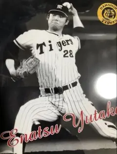 送料込み）阪神タイガース　江夏豊　ポートレート