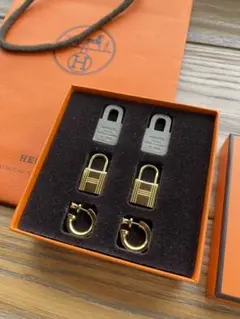 【最終お値下げ】エルメス ピアス オーケリー エトゥープ