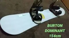 スノーボード 、ビンディングセット BURTN DOMINANTO154cm