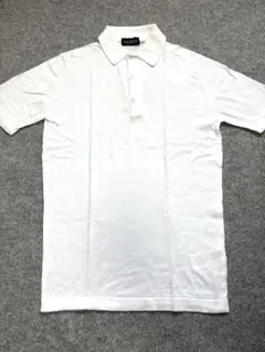 JOHN SMEDLEY ジョンスメドレー ポロシャツコットンニット WHITE