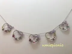 新商品❣️ふんわりハロウィンカラー可愛い❣️ハートのガーランド　リース