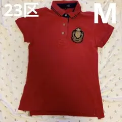 23区SPORT ポロシャツ　赤　サイズM