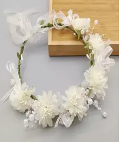 ヘッドバンド 花冠 アクセサリー