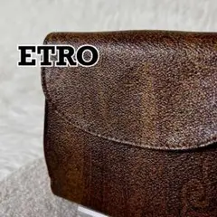 ETRO　エトロ　折り財布　PVC　レザー