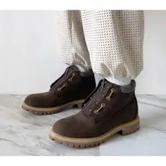 珍品 TIMBERLAND × WOOLRICH 変形デザイン スウェードブーツ