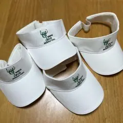 EXPO 上海 白サンバイザー 4個