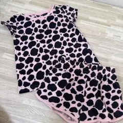 NEXT 90cm ベビーパジャマ 牛柄 Tシャツとショートパンツセット