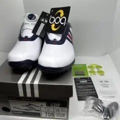 【新品未使用】adidas ゴルフシューズ Driver Boa 24cm 白紺