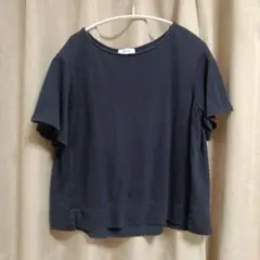 PLST 半袖ネイビーTシャツ M
