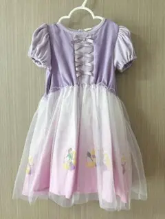 新品　しまむら　リトシー　ラプンツェル ワンピース　サイズ100 ディズニー