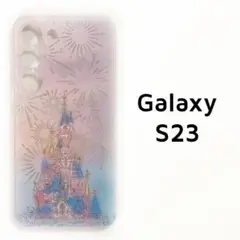 Galaxy S23 ケース お城 花火 カバー