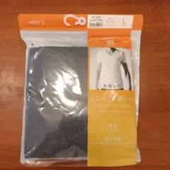 BODY HEATER 半袖V首 Lサイズ グレー