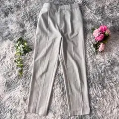 【MICHEL KLEIN】ミッシェルクラン スラックス【36 S】 グレー