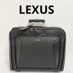 LEXUSレクサス ビジネスキャリー トロリーケース 黒レザー大容量