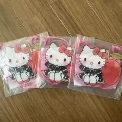 ハローキティ リンゴ チケットホルダー3こ
