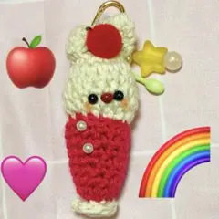 ピンクソーダうさちゃんキーホルダー