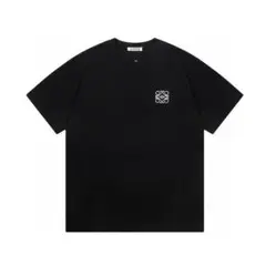 LOEWEブラック クルーネックTシャツ M~