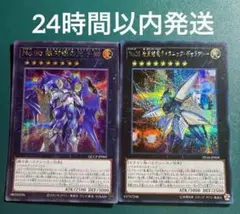 遊戯王　No.90銀河眼の光子卿、No.38希望魁竜タイタニックギャラクシー