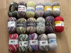 ソックヤーン各種17個セット！バラ売り不可！