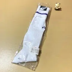 未使用★アシックス★サッカーソックス★ホワイト★25～27cm★asics