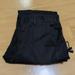 BLUE WAY ブルーウェイ カーゴパンツ ブラック裾ドローコード