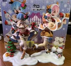 リゼロ　トナカイメイド　フィギュア　2体セット　限定台座付き　開封済み Amazon | リゼロ トナカイメイド フィギュア 2体セット 台座付き