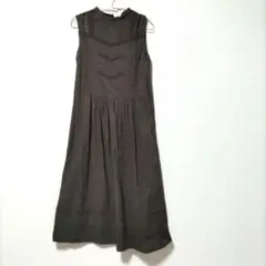 N.ブラウン ノースリーブワンピース サイズM