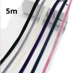 5m ピンク 片面 ベルベット リボン ベロア 3mm ヌビ バッグ キルティン