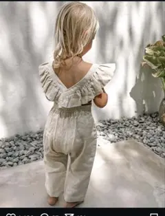 OAT フリルデザイン　ロンパース