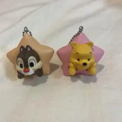 チップとプーさん 星型カプセルトイ