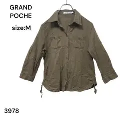 グランドポッシュ　GRAND POCHE シャツ　トップス　長袖　Ｍ