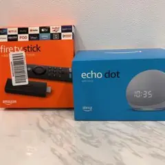 Fire TV Stick 第3世代 エコードット 第4世代 時計付き