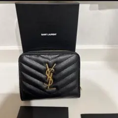 美品 サンローラン 二つ折り財布