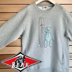 【希少★ヴィンテージ】BEAR スウェット トレーナー 90s L