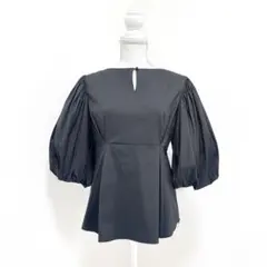 VEVIRED ヴェビレッド タックアレンジブラウス ブラック