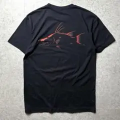 NEXT LEVEL シルエット　魚　フィッシング　釣り　アウトドア　黒　M