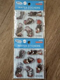 新品！Seria セリア　ピングー　ウォーターシール　 2個　 立体シール