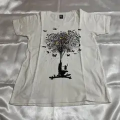 Design Tshirts Store grianph SS ホワイトTシャツ