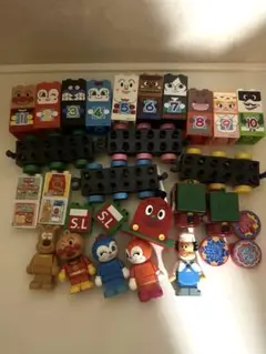 アンパンマン　SLマンと123！すうじブロックセット　オマケ付き