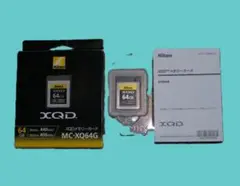 nikonn純正XQDカード　６４GB
