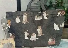 新品　松尾ミユキ　ボート ＆ トート　キャット　ブラック　猫　ねこ　ネコ