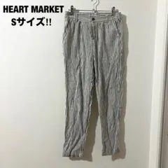 ハートマーケット チノパン ストライプ S ゆったり カジュアルパンツ