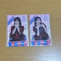 AKB48 川村結衣 花田藍衣 チャンスくじ付きステッカー