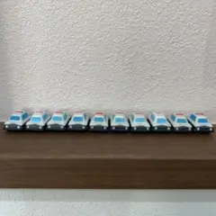 【 10個 】たのしいのりもの バスボール パトカー × 10 ミニチュア