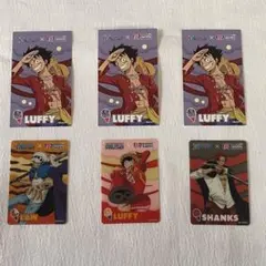 ONE PIECE サーティワンコラボ　カード　ルフィ　シャンクス　ロー