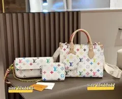 【美品/箱付き】*LVショルダーバッグ3点セットハンドバッグA33