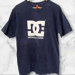 DCSHOECOUSA Tシャツ 紺 L スケーターブランド