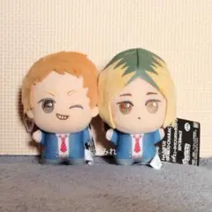 ハイキュー ！！サンリオキャラクターズ ちびぐるみ 夜久衛輔 孤爪研磨 セット