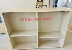 （引き取り限定）ホワイト木製本棚